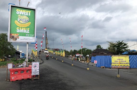  Plat Injak Jembatan Sulawesi I Selesai Diperbaiki