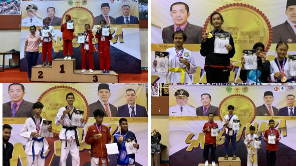 Taekwondo Unit Sultan Adam Banjarmasin Dulang Medali di Ajang Championship 2022 Kaltim