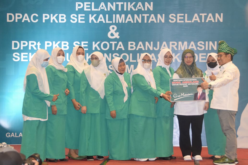 Muhaimin Lantik DPAC dan DPRt PKB Se-Kalsel