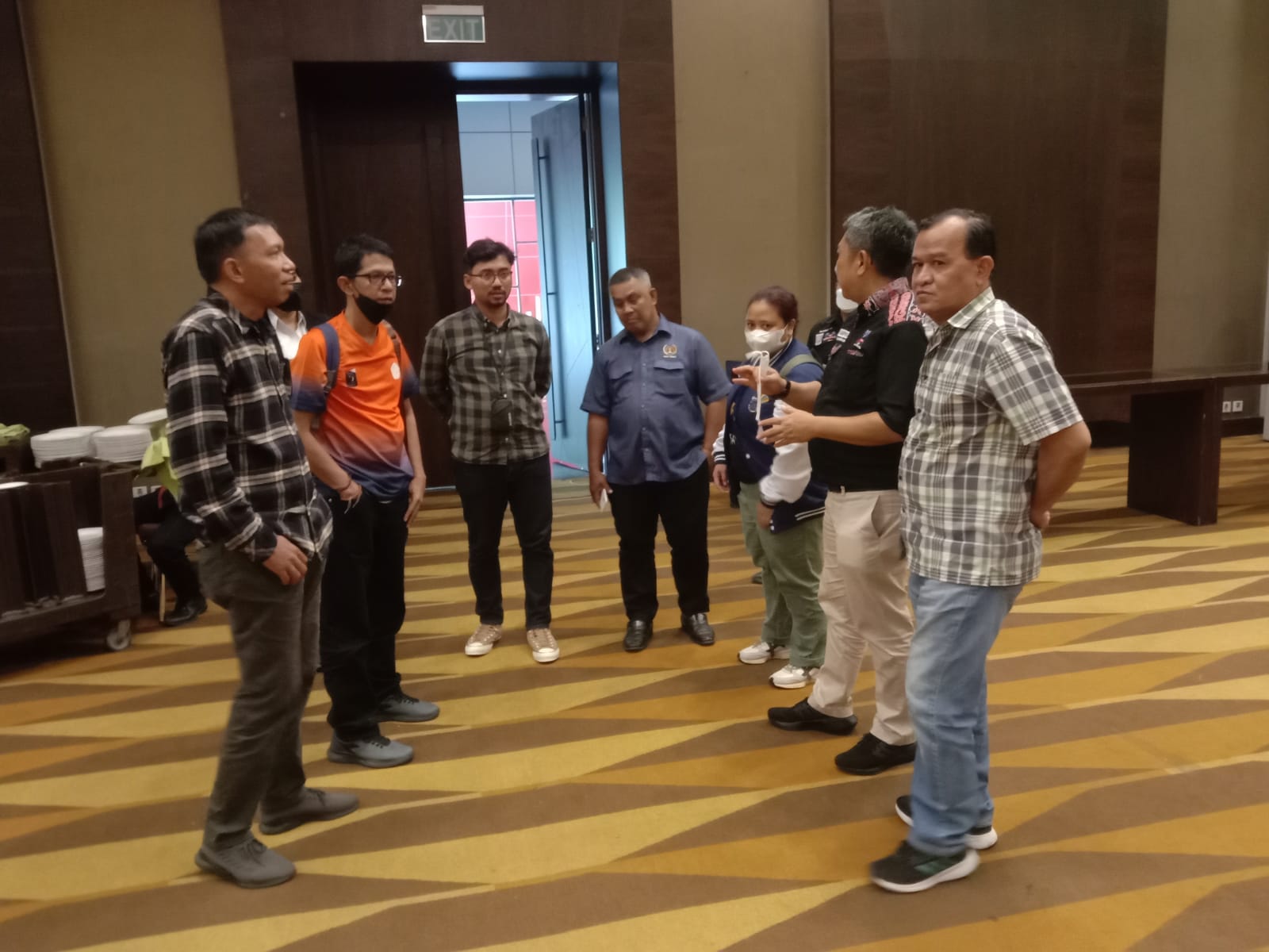 Mantapkan Persiapan Seminar HPN 2023, Staf Kemenpora Survei Lokasi di Medan