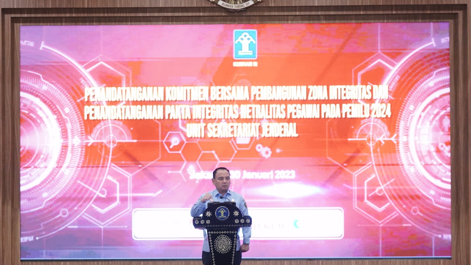 Hadapi Pemilu 2024, Kemenkumham Ikrarkan Netralitas