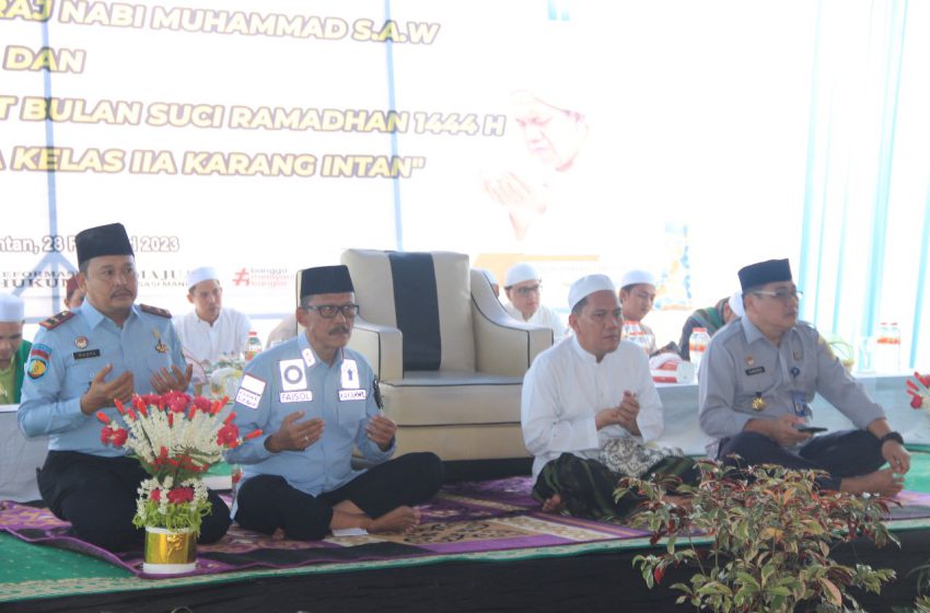  Kemenkumham Kalsel Gelar Peringatan Isra Mi’raj di LPN Karang Intan