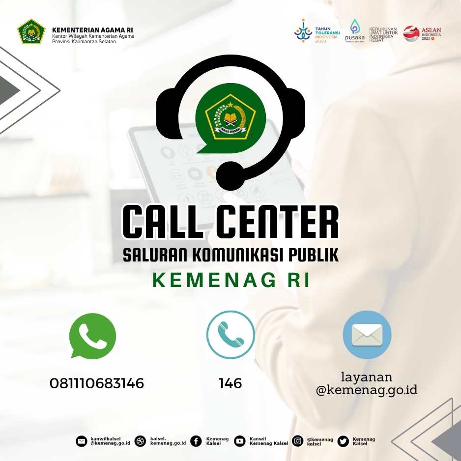 Mudahkan Akses Publik, Warga Bisa Tanya Jawab ke Kemenag Lewat Call Center, WA dan Email