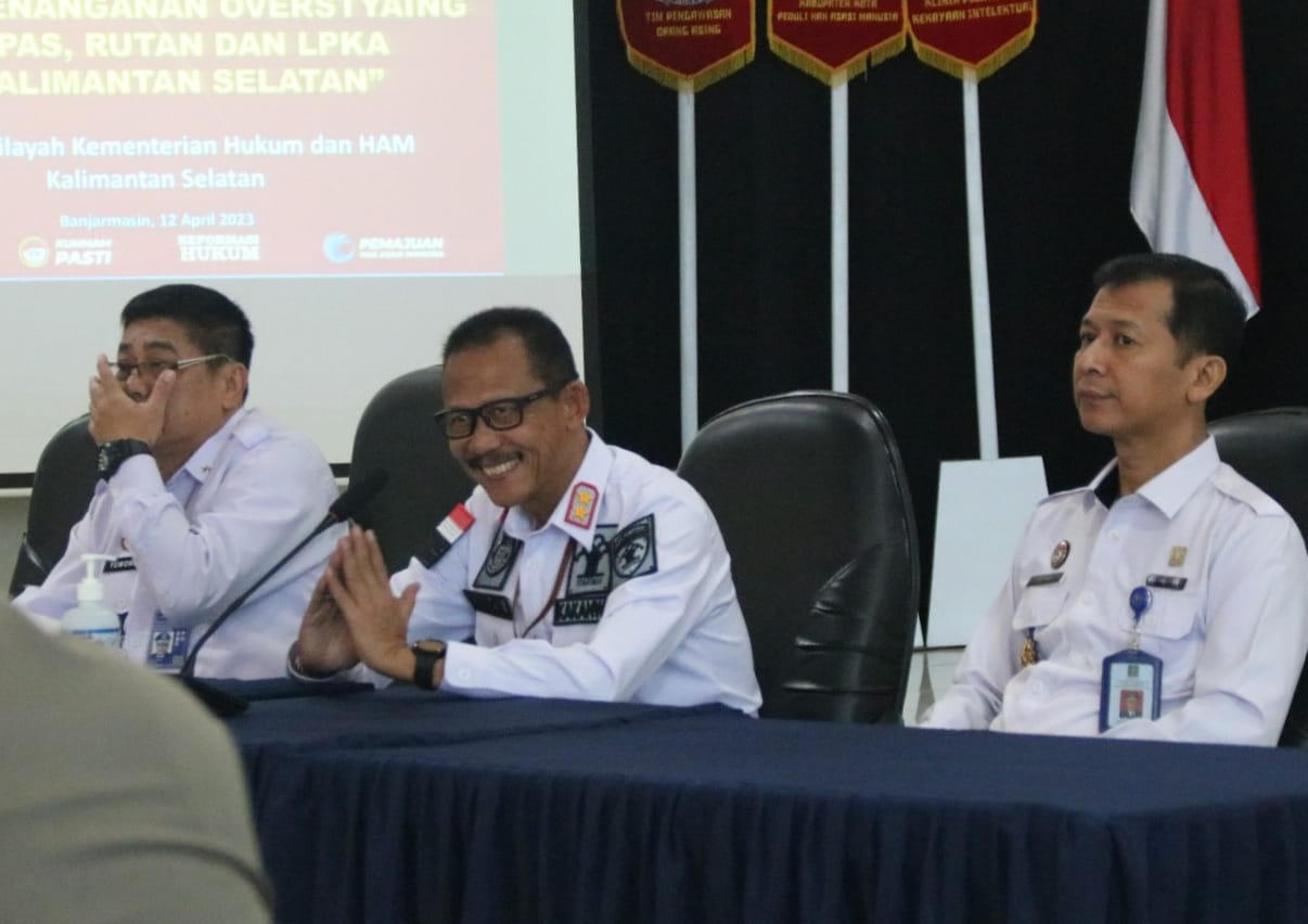 Bahas Masalah Overstay, Kemenkumham Kalsel Rapat DILKUMJAKPOL