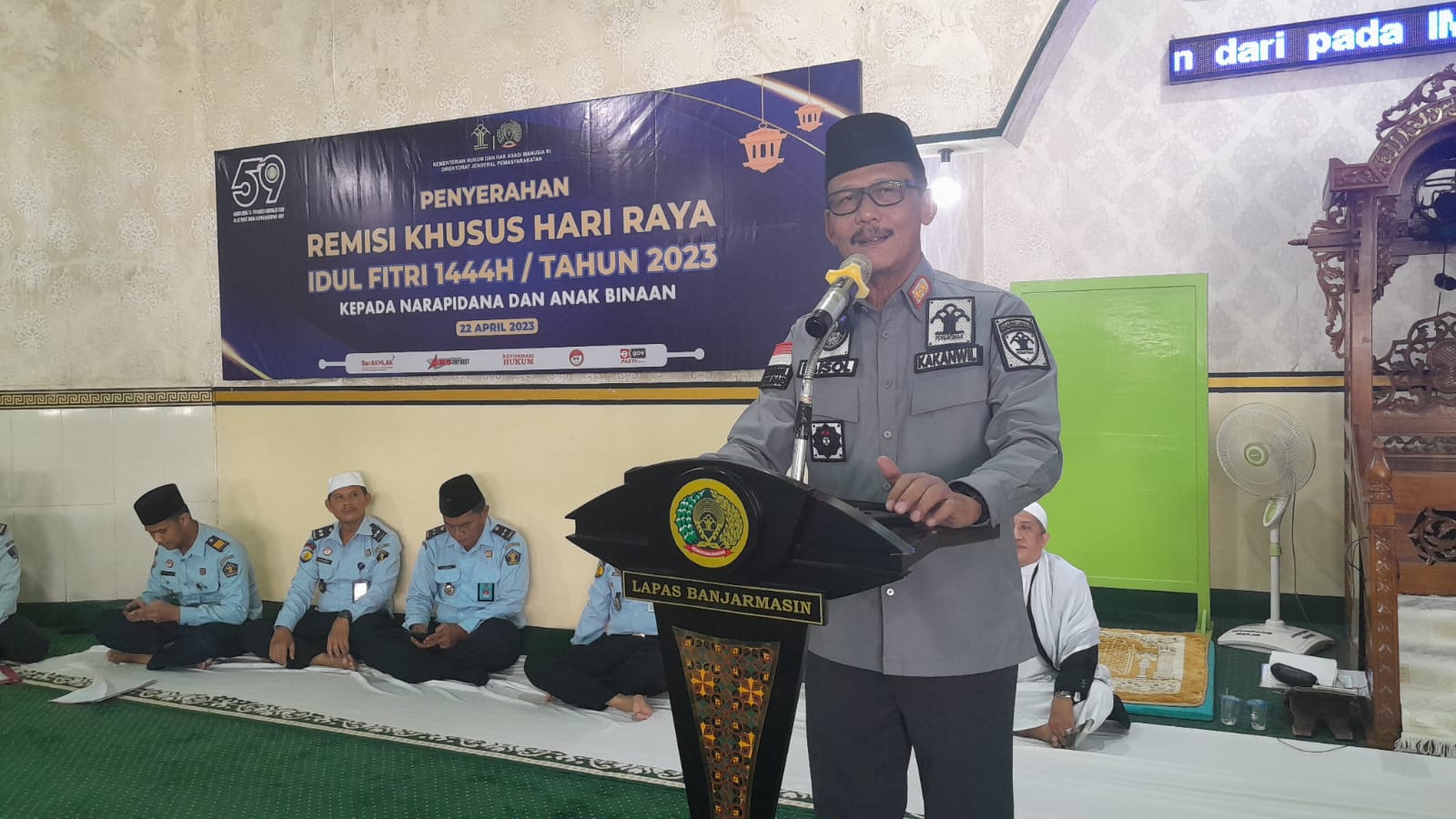 Ribuan WBP di Kalsel Terima Remisi, Puluhan Bebas