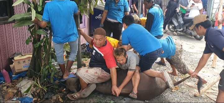  Perayaan Idul Adha 1444 H, Jukung.id Berbagi Dengan Warga