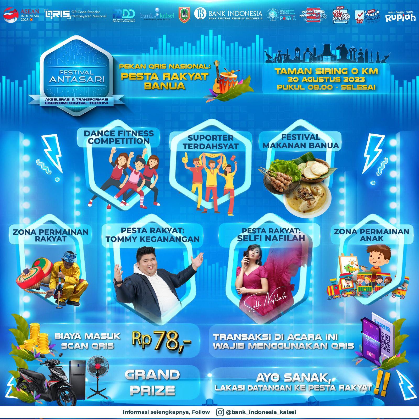 Pesta Rakyat Banua, Bank Kalsel Hadirkan Sejumlah Program dan Hadiah Puluhan Juta