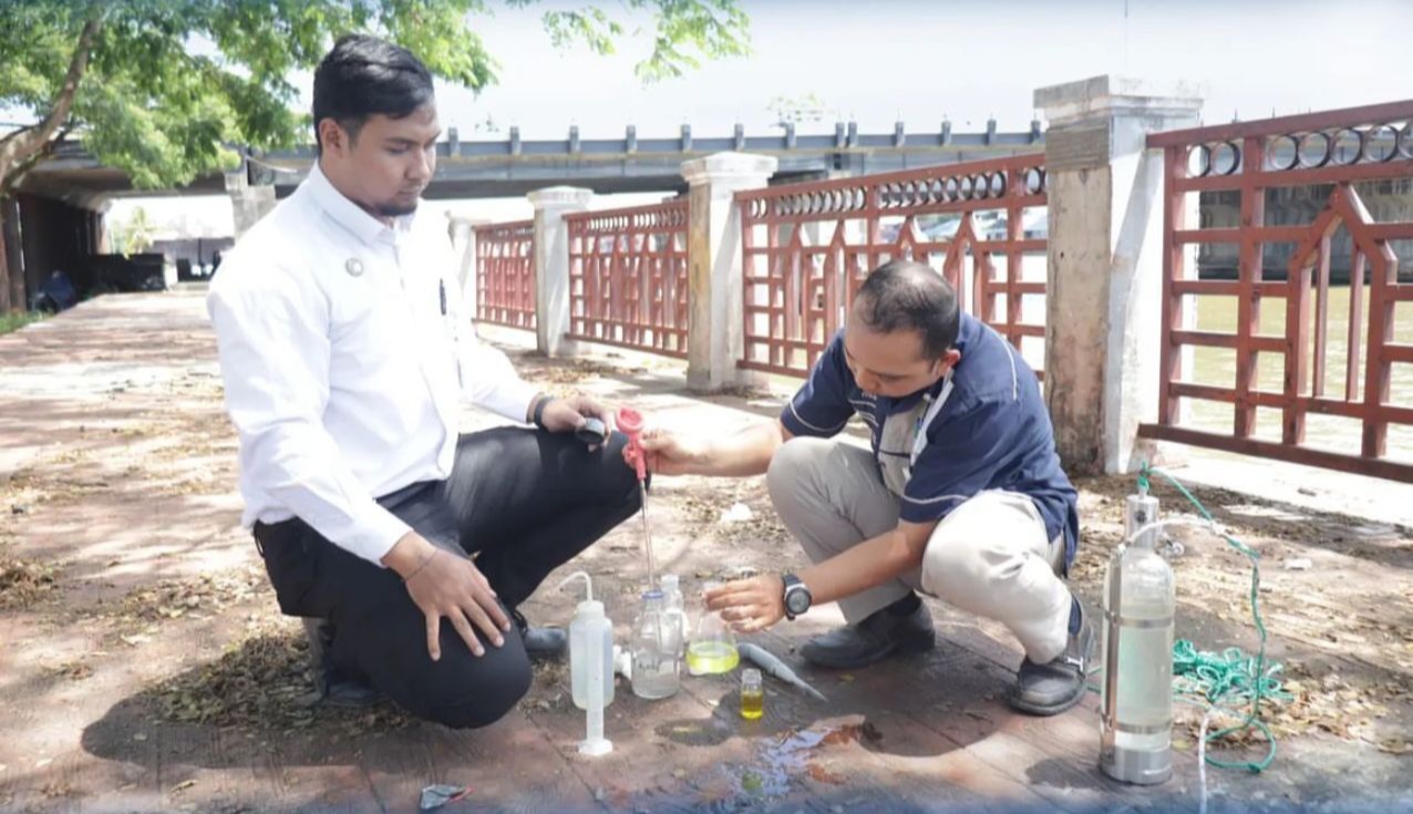 Kadar Garam Meningkat di Sungai Bilu, PT AM Bandarmasih Lakukan Antisipasi