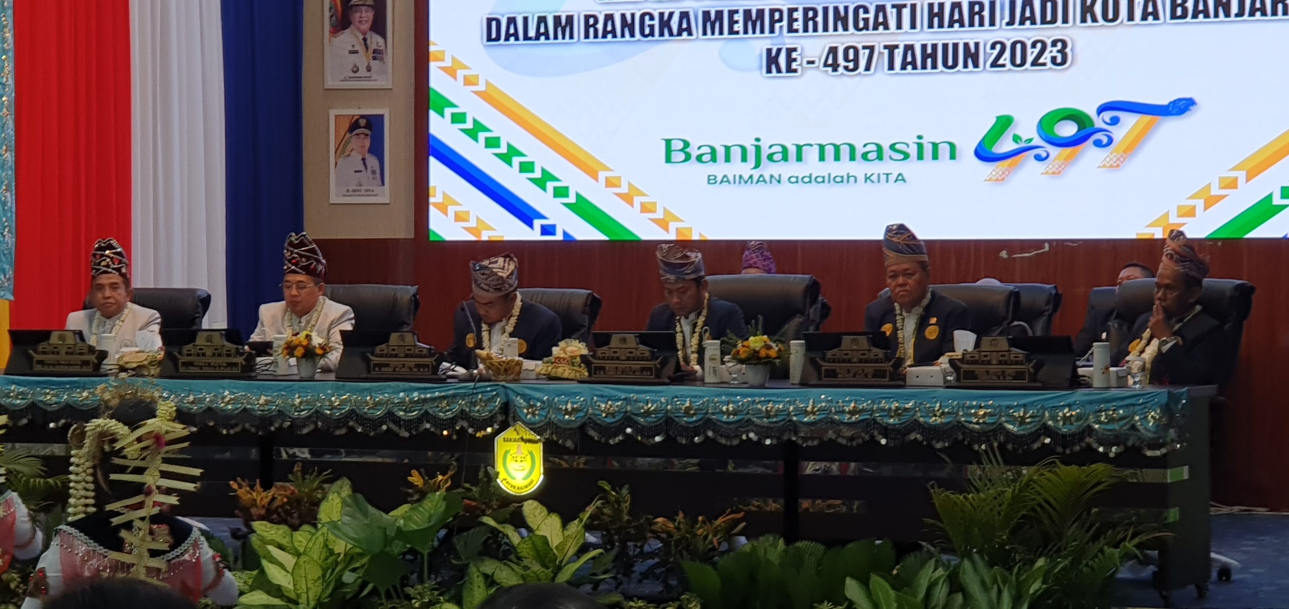Rapat Paripurna Peringatan Hari Jadi Kota Banjarmasin ke-497