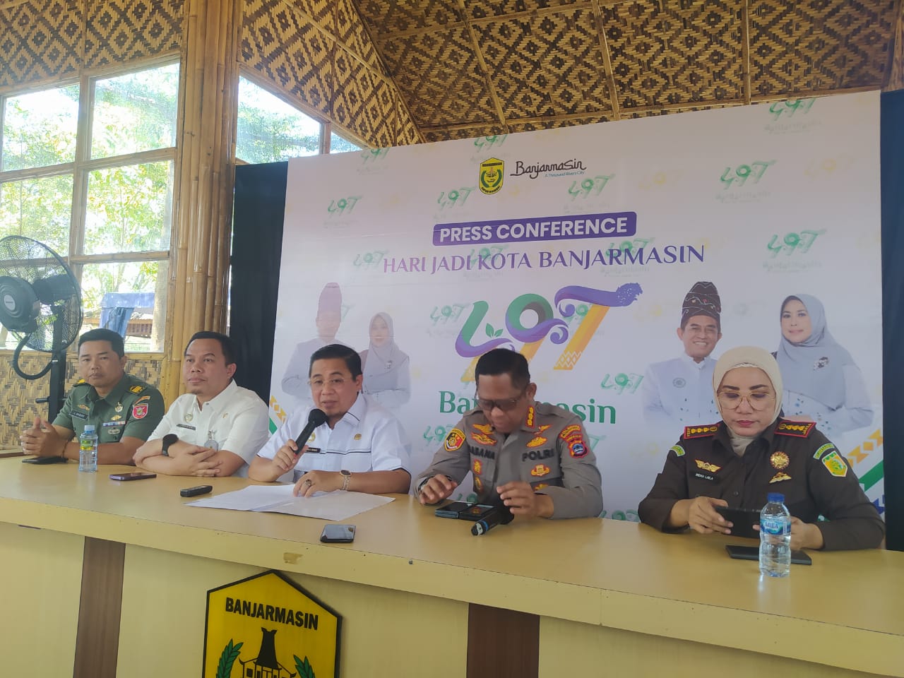 Walikota Banjarmasin Keluarkan Surat Edaran Pemasangan Spanduk Logo Harjad ke-497