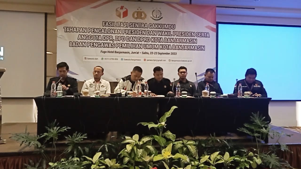 Tahapan Pemilu 2024, Bawaslu Banjarmasin Aktifkan Sentra Gakkumdu