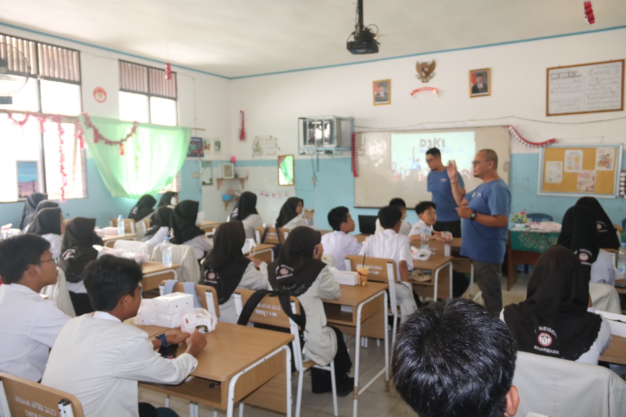 Ratusan Siswa Ikuti DJKI Mengajar Kemenkumham Kalsel