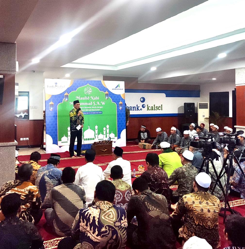 Keluarga Besar Bank Kalsel Meriahkan Maulid Nabi Muhammad SAW