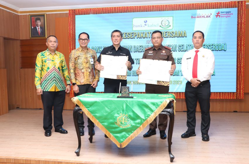  Bank Kalsel Gandeng Kejati Kalsel, Antisipasi Masalah Hukum Dalam Bisnis