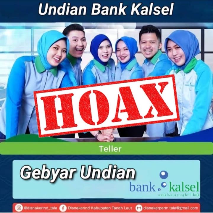 Marak Iklan Undian Palsu di Media Sosial, Bank Kalsel Imbau Masyarakat Waspada