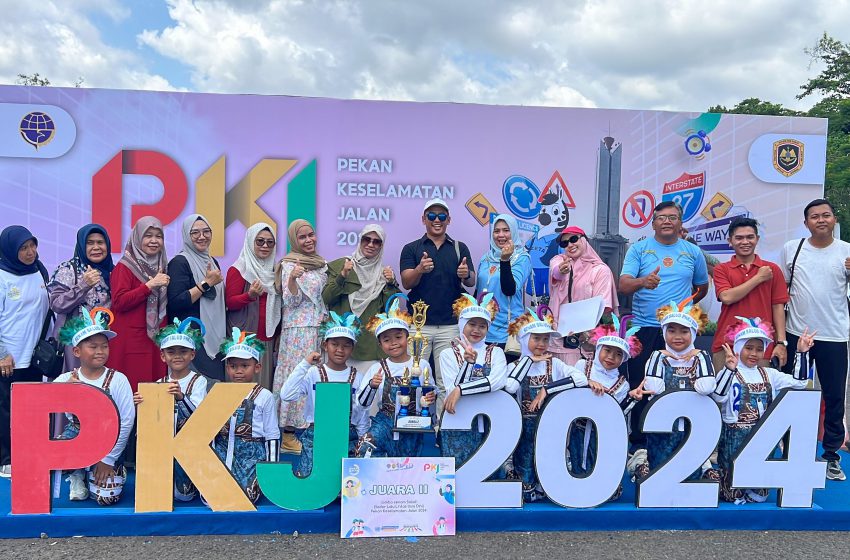  SDN Pasar Lama 1 Juara II Senam PKJ Kalsel Tahun 2024