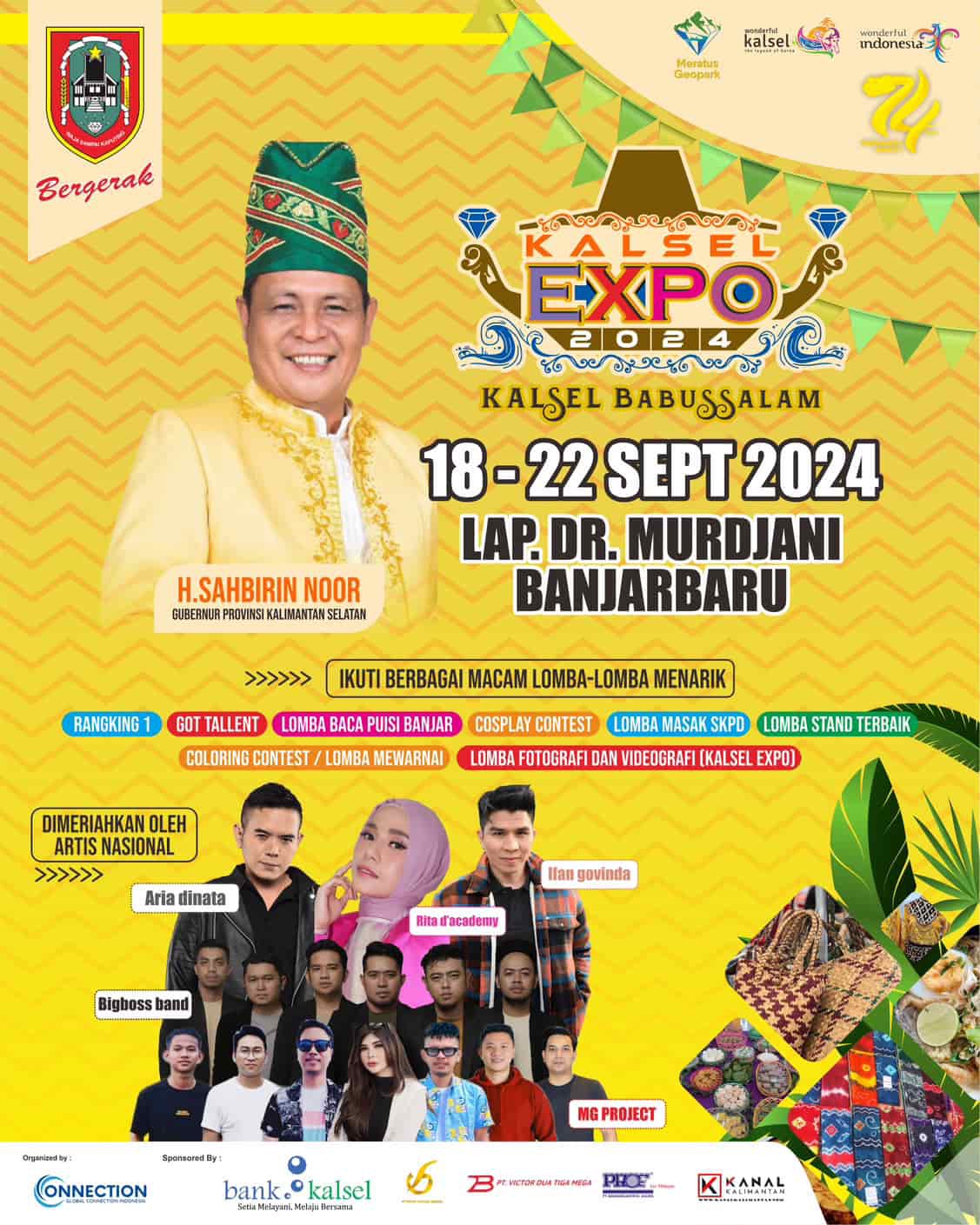 Kalsel Expo 2024, Tampilkan Produk Daerah dan Mancanegara