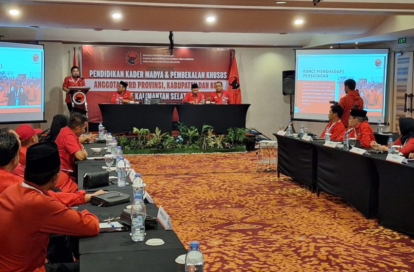  Gelar Bintek dan Kaderisasi Partai, PDIP Kalsel Solidkan Dukungan Bagi Paslon