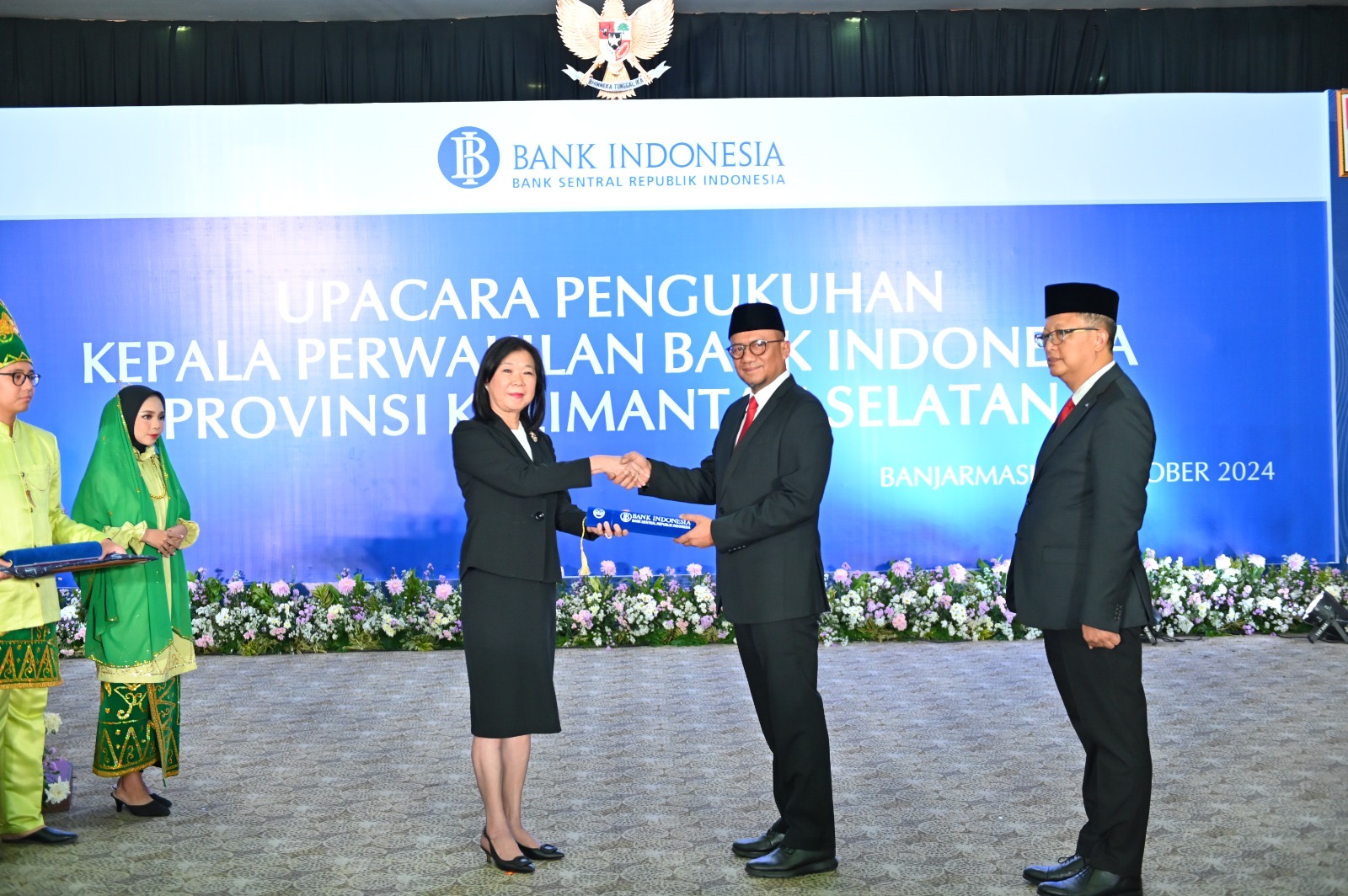 Deputi Gubernur Bank Indonesia Kukuhkan Kepala Perwakilan BI Kalsel