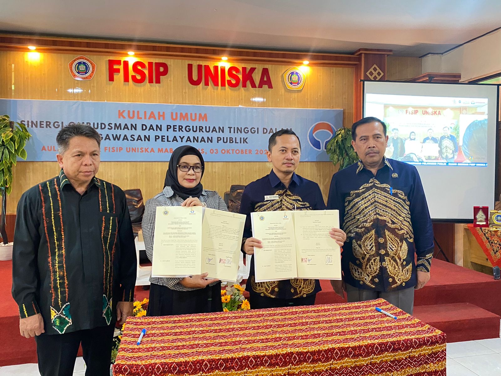 Cegah Maladministrasi, Ombudsman RI Teken MoU dengan Universitas di Banjarmasin