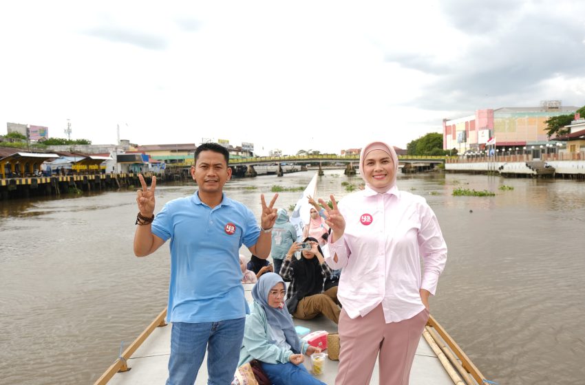  Yamin- Ananda Susur Sungai, Tawarkan Revitalisasi Wisata Ikon Banjarmasin