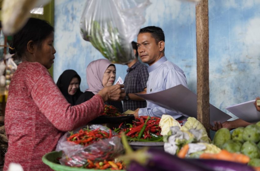  H Muhammad Yamin Tinjau Pasar Kesatrian, Tegaskan Pentingnya Revitalisasi Pasar di Banjarmasin