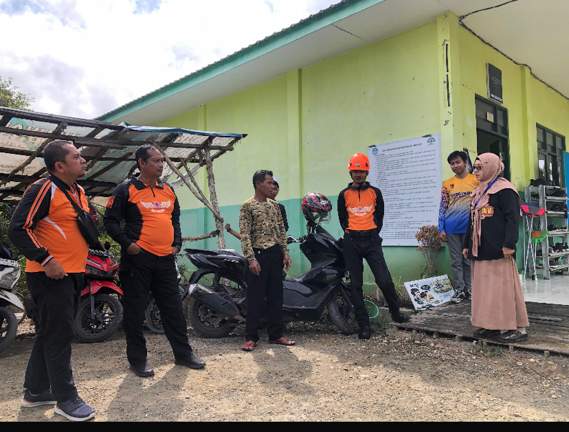 BPBD Kalsel Respon Cepat dan Tinjau Kebakaran Lahan di SMK Maarif