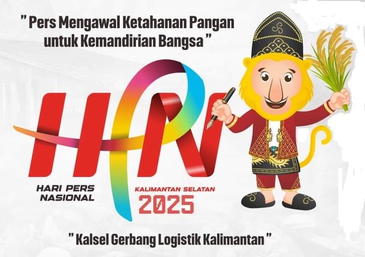  Kalsel Tuan Rumah HPN 2025: Logo Resmi Diluncurkan