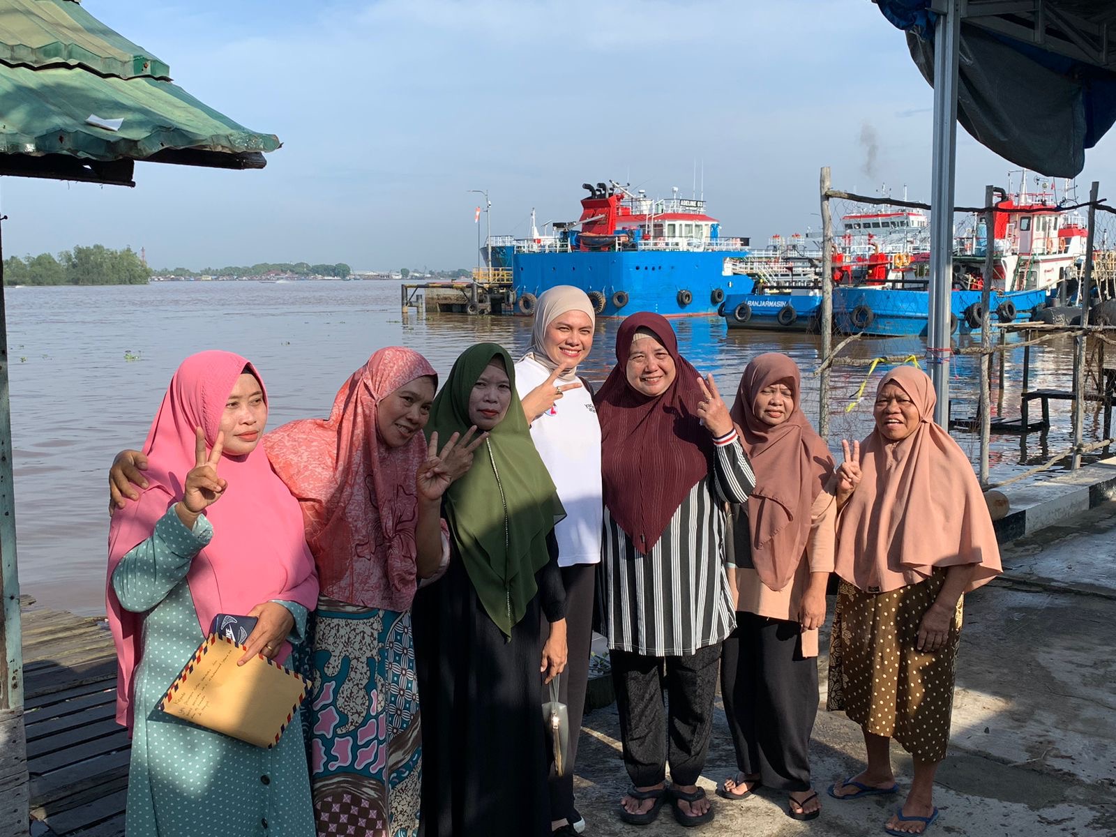 Yamin-Ananda Blusukan di Daerah Belitung Darat, Serap Aspirasi dan Ajak Warga Bangun Banjarmasin