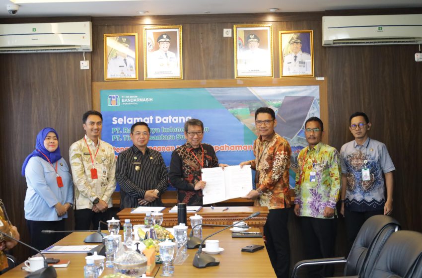  PT AM Bandarmasih Tandatangan MoU Dengan Dua Investor