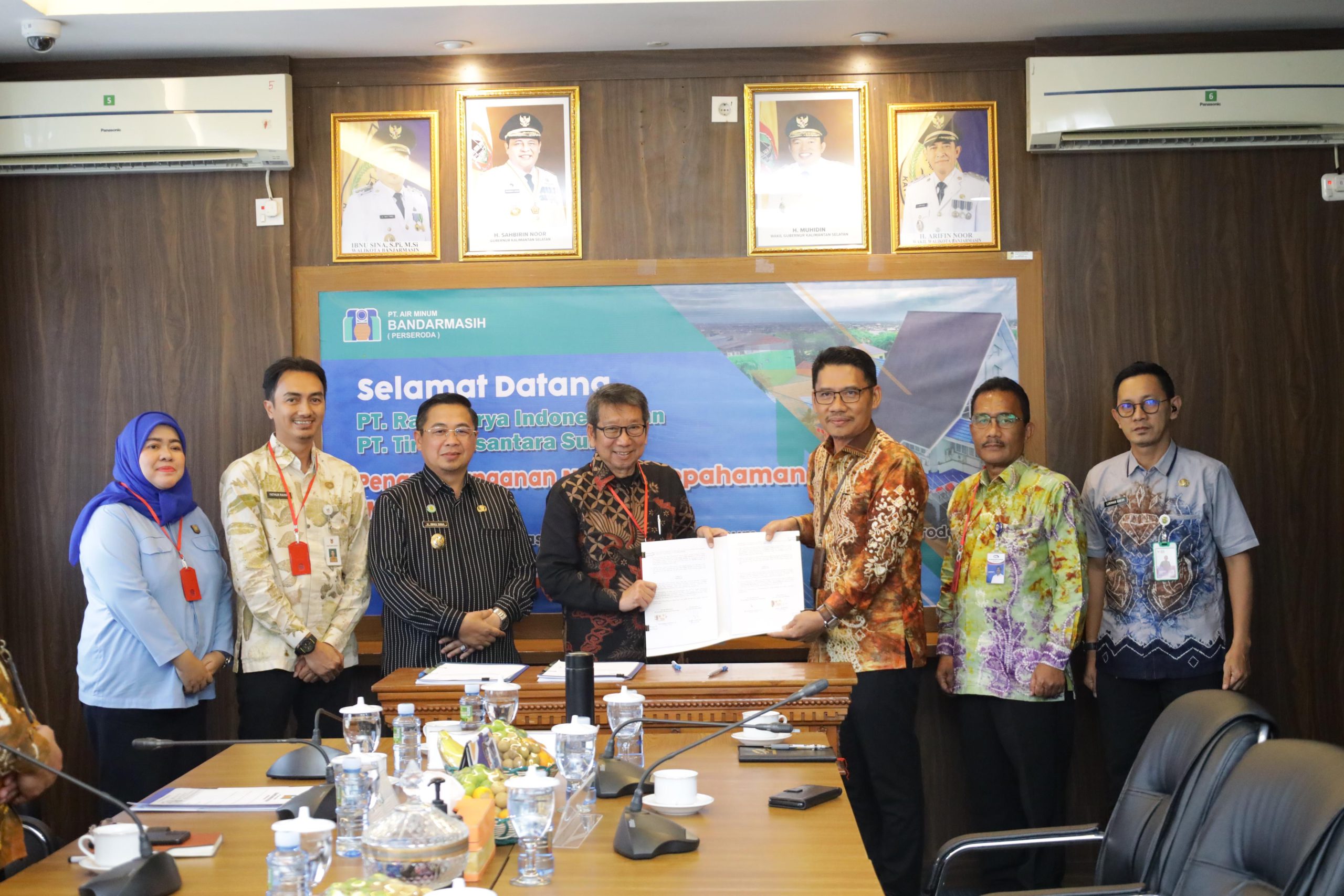PT AM Bandarmasih Tandatangan MoU Dengan Dua Investor