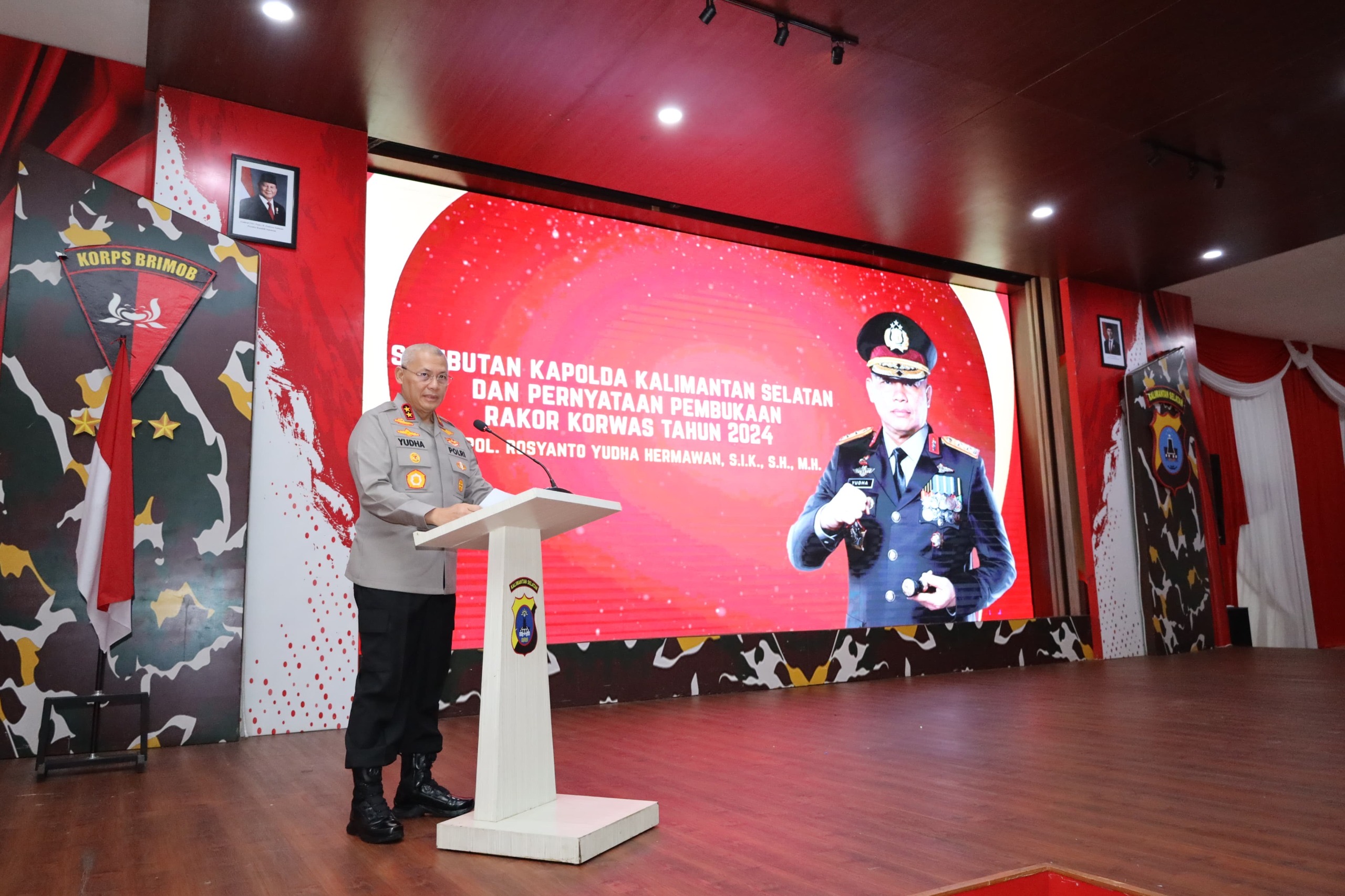 Kapolda Kalsel Irjen Pol Rosyanto Yudha Hermawan Buka Rakor Korwas PPNS Tahun 2024