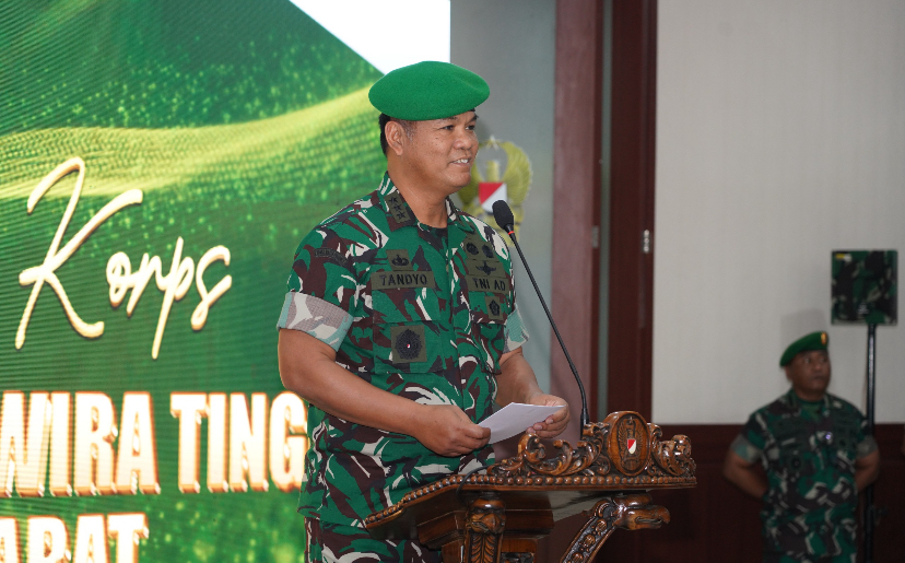  13 Perwira Tinggi TNI AD Naik Pangkat