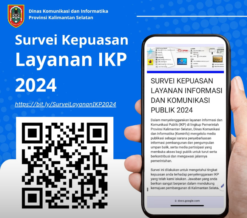 Link Survei Kepuasan Layanan Informasi dan Komunikasi Publik Diskominfo Kalsel