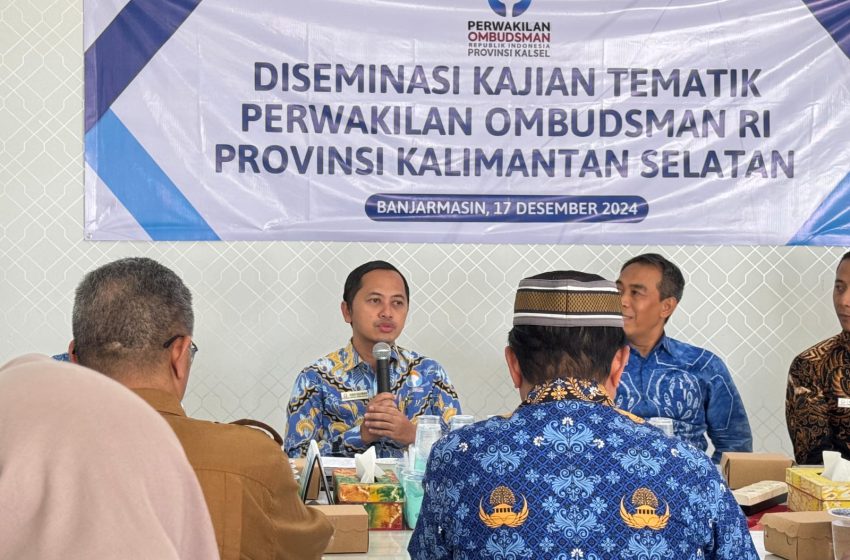  Tanggapi Hasil Kajian Ombudsman Kalsel, Disdik Kemenag Kalsel Komitmen Cegah Pungutan di Dunia Pendidikan