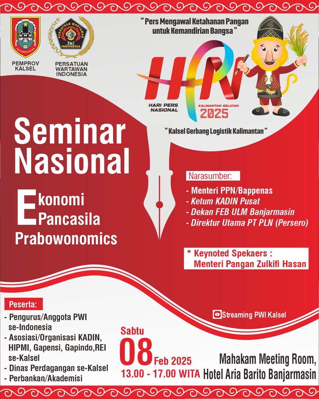 Gaung HPN 2025, Gubernur, Bupati, Walikota Minta Diundang Perhelatan Akbar Insan Pers