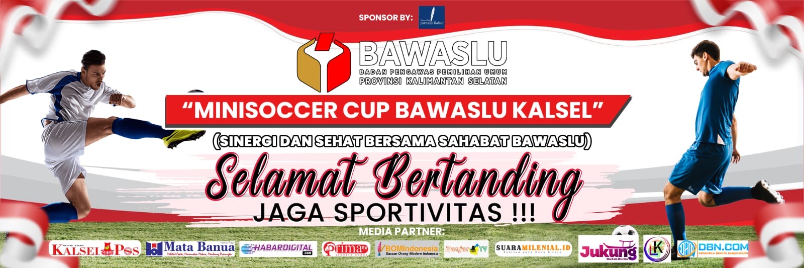 Jurnalis Kalsel FC Menggelar Turnamen Minisoccer Cup Bawaslu Kalsel