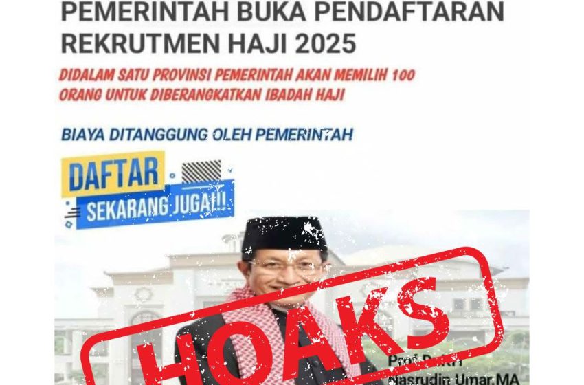  Marak Hoaks Loker Petugas Haji, Biro HKP: Waspada, Cek Infonya di Web dan Medsos Kemenag