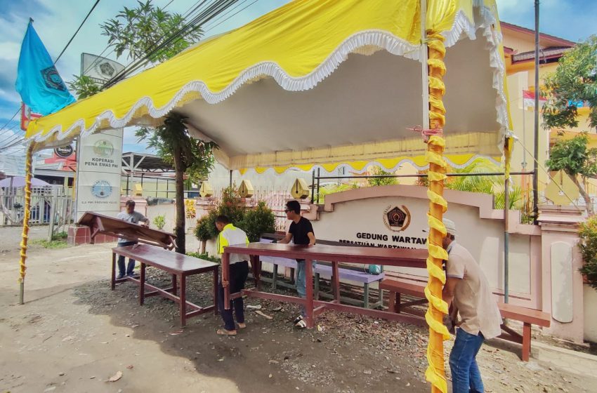  PWI Kalsel Dirikan Rest Area di Banua Anyar
