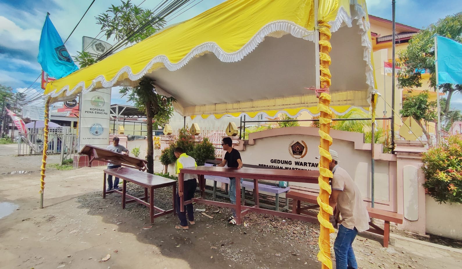 PWI Kalsel Dirikan Rest Area di Banua Anyar