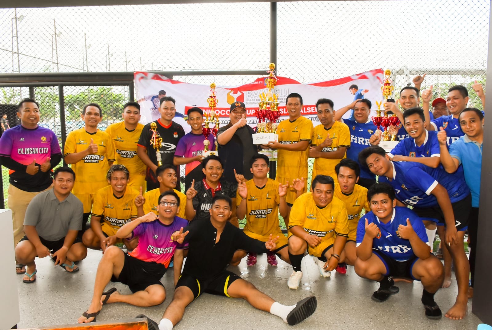 Turnamen Mini Soccer Bawaslu Kalsel Cup Sukses Digelar