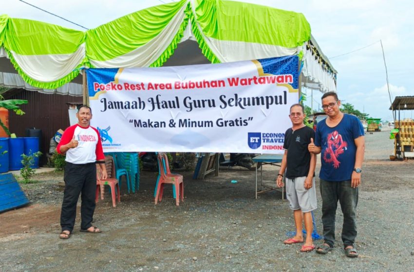  Posko Bubuhan Wartawan Sediakan Makan Gratis Untuk Jamaah Haul