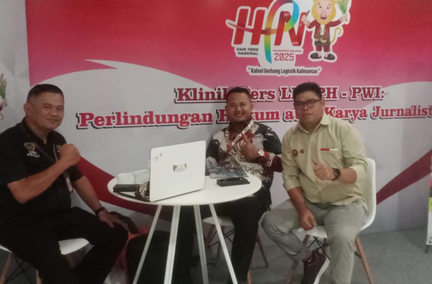  LKBPH PWI Buka Layanan Konsultasi Hukum di HPN 2025 Kalsel