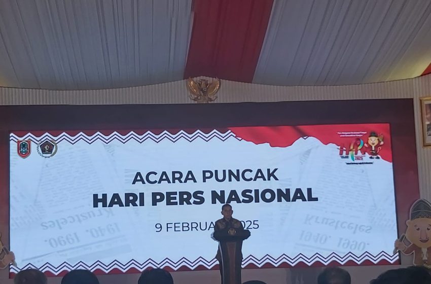  Puncak HPN 2025 Banjarmasin, Fadli Zon: Pers Bukan Hanya Mengabarkan tapi Mengawal Kebijakan