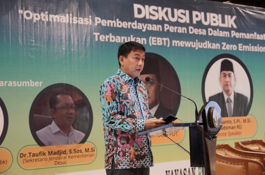  Penerapan EBT di Pedesaan Urgen untuk Pelayanan Publik