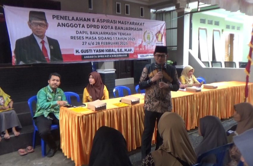  Gusti Yasni Iqbal Serap Aspirasi Warga Kelurahan Kampung Gadang