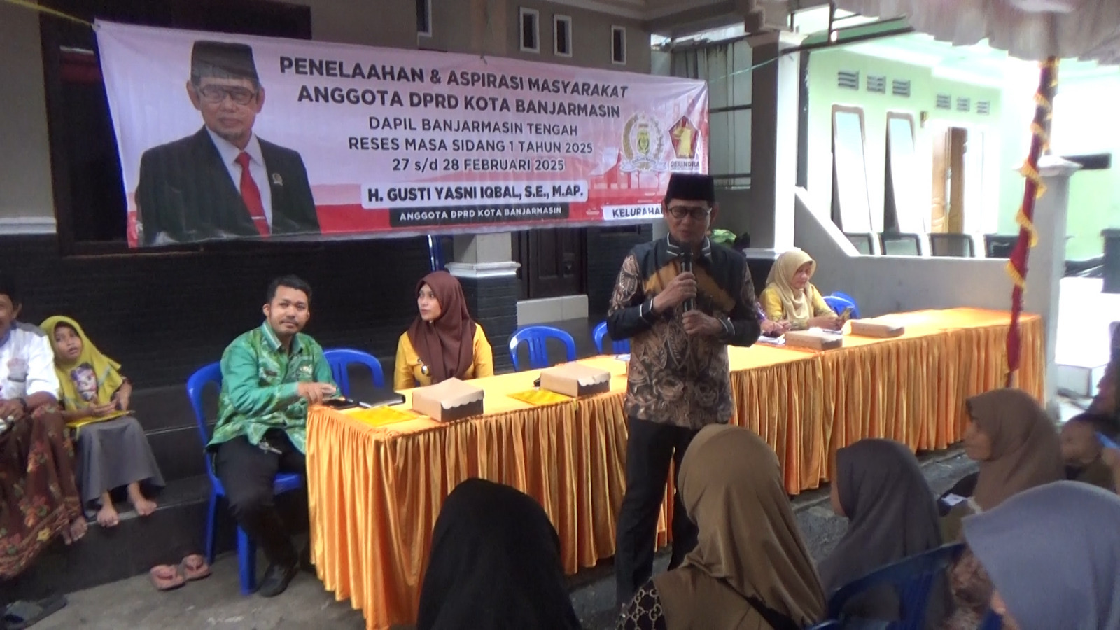 Gusti Yasni Iqbal Serap Aspirasi Warga Kelurahan Kampung Gadang