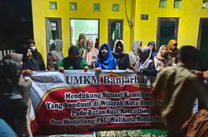  Penggiat UMKM Dukung PSU Banjarbaru yang Kondusif