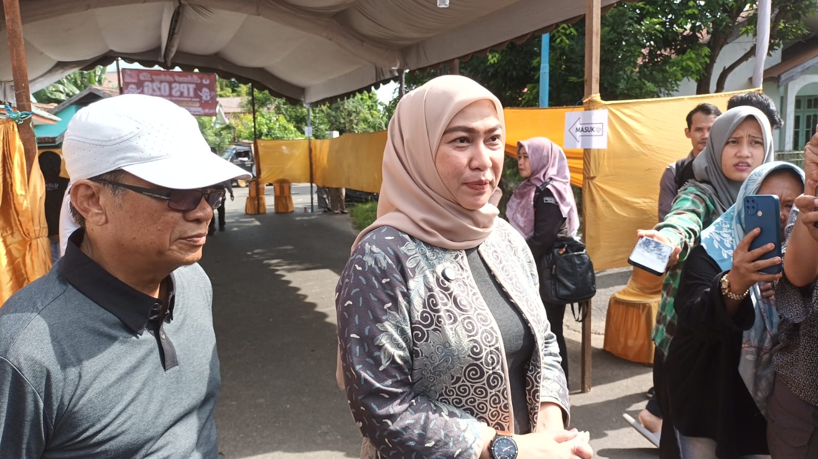 Lisa Halaby Gunakan Hak Suara di TPS 026, Terima Apa Pun Hasil PSU