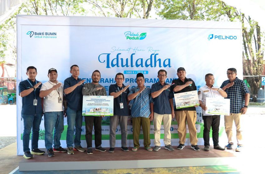  PT Pelabuhan Indonesia (Persero) Regional 3 Sub Regional Kalimantan Salurkan Bantuan Hewan Qurban